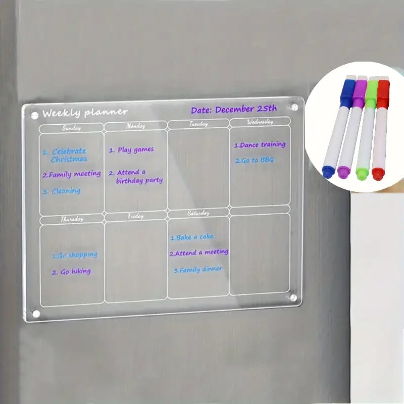 Magnetic Fridge Calendar