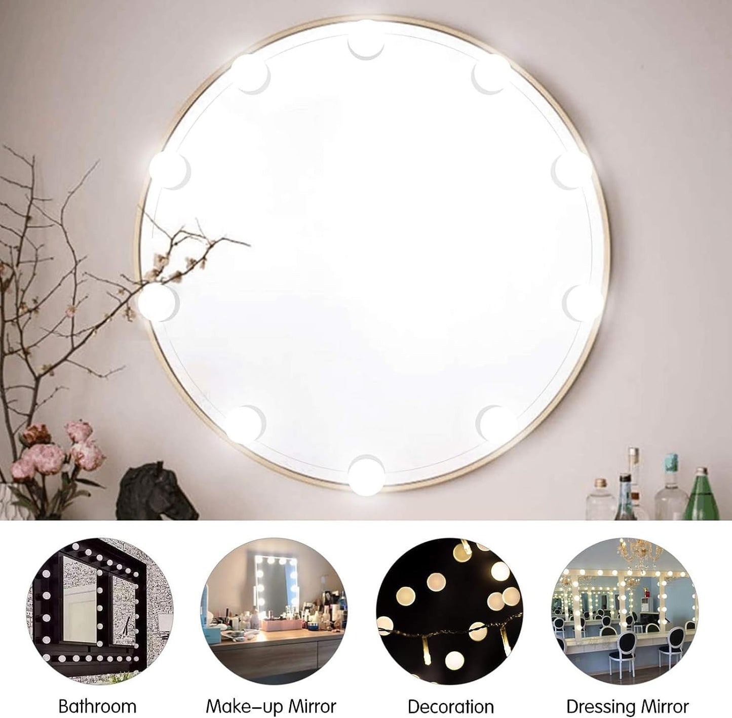 10 Bulb LED Vanity Mirror Lights