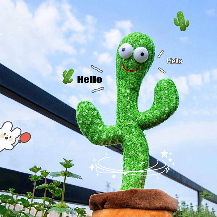 Cute Dancing And Talking Cactus Toy For Kids