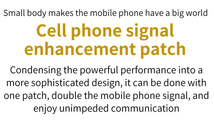 Cell Phone Signal Signal Enhancement Patch